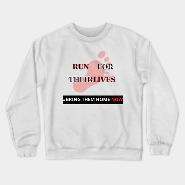 "Run for Thrills: Lives Matter Tee #BringThemHomeNow #AIEvolution" Crewneck Sweatshirt by AIEvolution